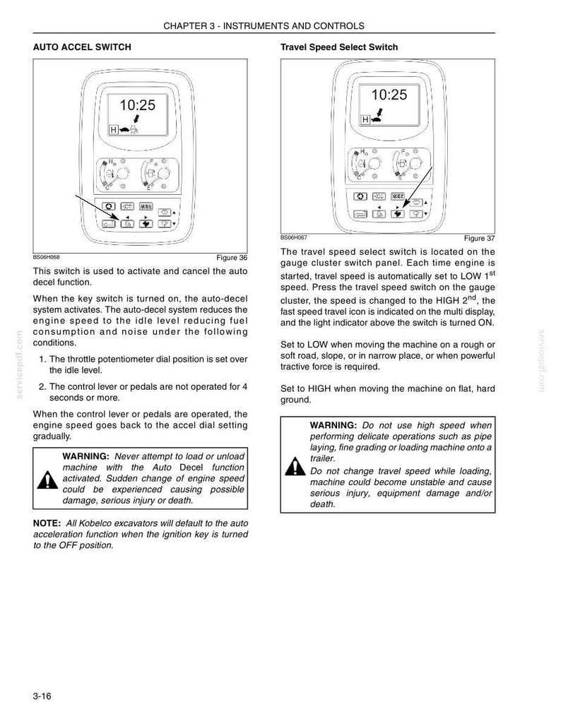 Kobelco SK210-8 Tier 3 Crawler Excavator Operator Owners Operation Manual | Instant PDF Download image 3