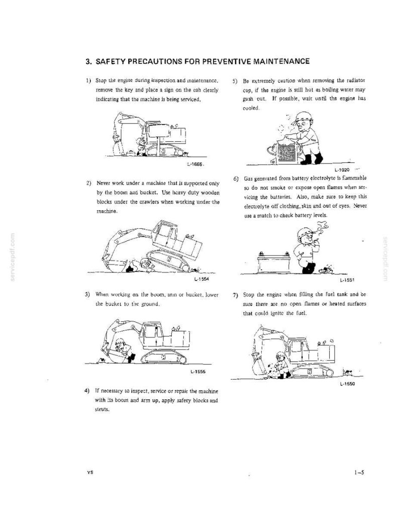 Kobelco MD400LC Hydraulic Excavator Operator Owners Operation Manual | Instant PDF Download image 3