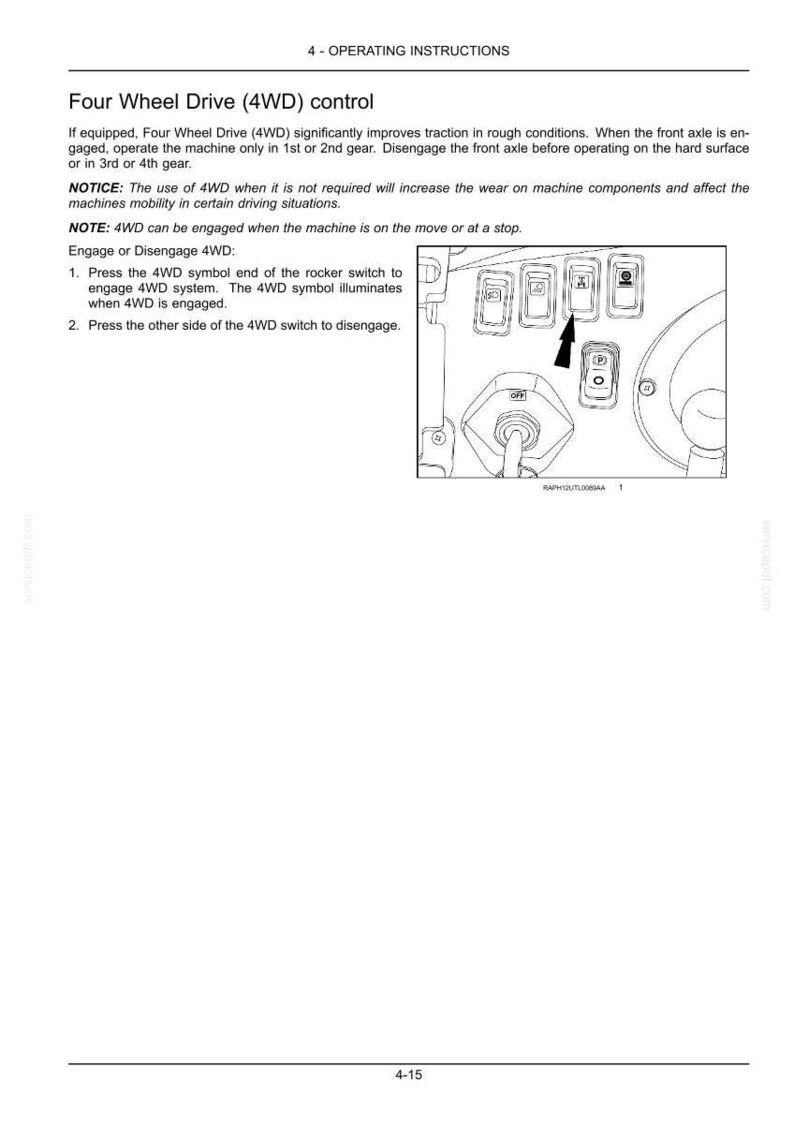 Manuel d'utilisation pour l'opérateur du chargeur/chargeuse New Holland U80C Tier 4 | Téléchargement instantané du PDF image 6