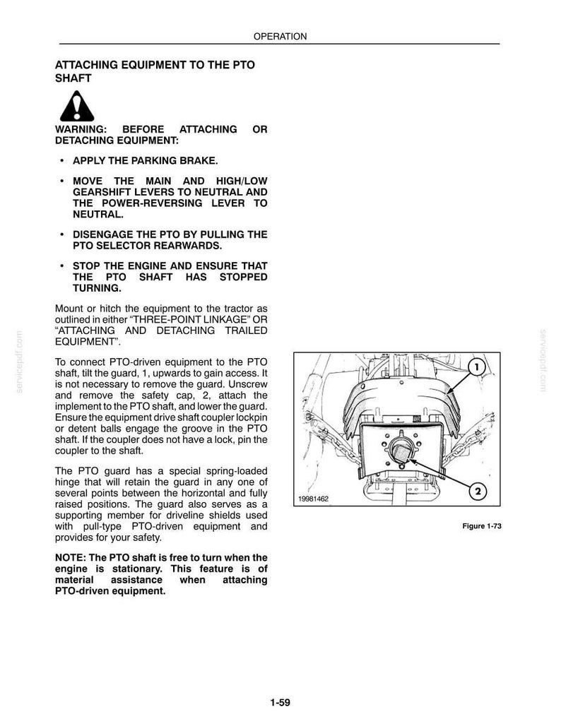 New Holland 345d, 445D, 545D Tractor Loader Backhoe Operator Owners Operation Manual | Instant PDF Download image 7