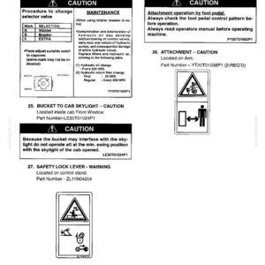 Kobelco SK70SR Hydraulic Excavator Operator Owners Operation Manual | Instant PDF Download imagen 5