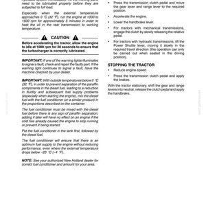 New Holland T4020, T4030, T4040, T4050 Deluxe, SuperSteer Tractor Operator Owners Operation Manual | Instant Pdf Download image 6