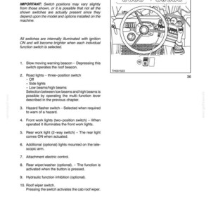 New Holland Lm1340, Lm1343, Lm1345, Lm1443, LM1445, LM1745 Telescopic Handler Operator Owners Operation Manual | Instant PDF Download image 6