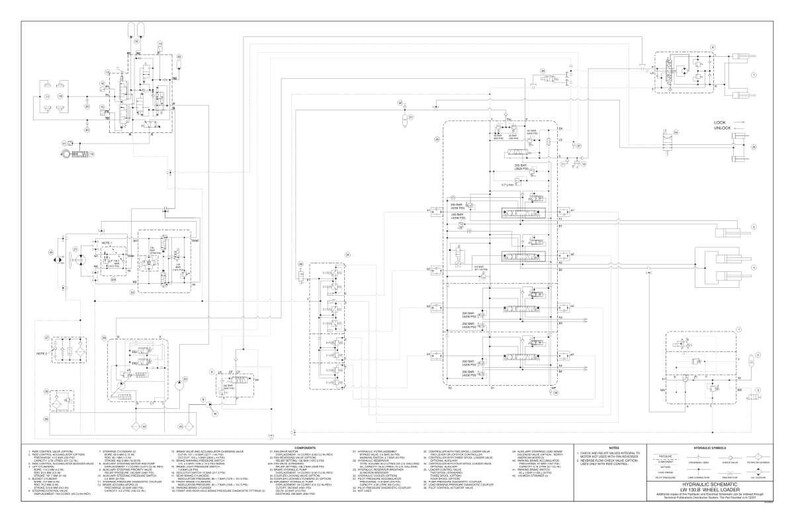May include: A detailed engineering schematic diagram in black and white, featuring complex lines, symbols, and text. The diagram appears to be a technical drawing, likely for a mechanical or electrical system, with various components and connections.