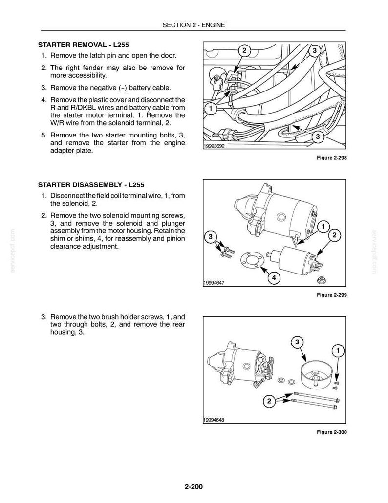 New Holland L250, L255 Skid Steer Loader Service Repair Workshop Manual | Instant PDF Download image 6