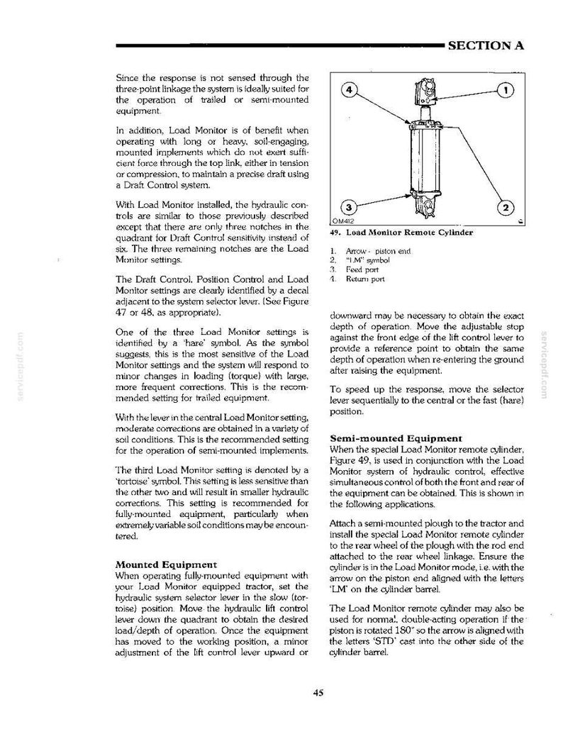 Ford 7810 Tractor Operator Owners Operation Manual | Instant PDF Download image 6