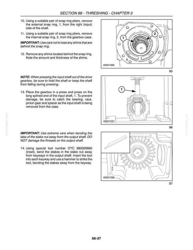 New Holland Cr920, Cr940, CR960, CR970 Combine Harvester Service Repair Workshop Manual | Instant PDF Download image 10