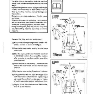 Kobelco SK030SR-2, SK035SR-2 Hydraulic Excavator Operator Owners Operation Manual | Instant PDF Download image 9