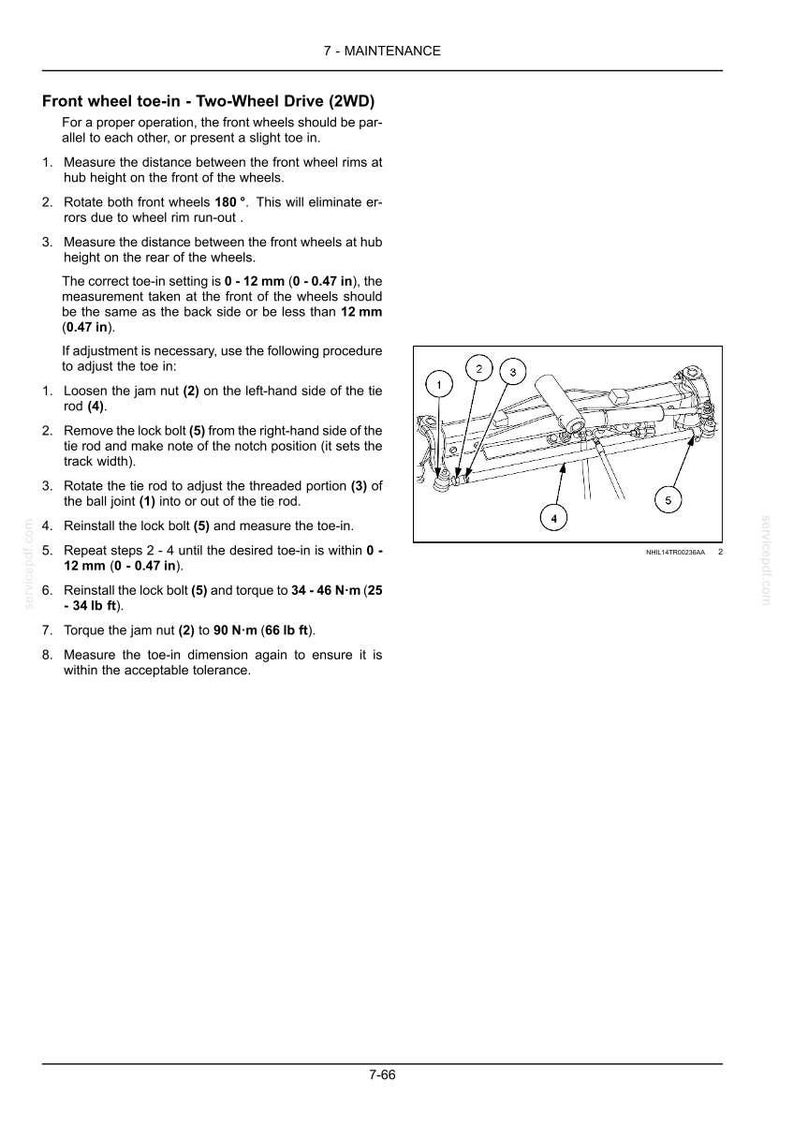 New Holland Ts6.110, Ts6.120, Ts6.125, TS6.140 HC Tier 3 Tractor Operator Owners Operation Manual | Instant PDF Download image 9