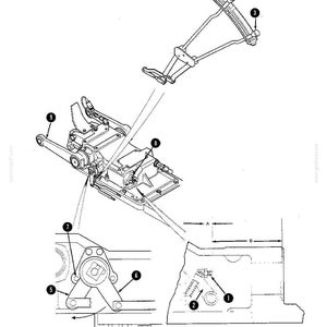 May include: A black and white diagram of mechanical components, with numbered labels and arrows. The image illustrates various parts of a machine or mechanism. Text includes "8005-9" and "Printed in U.S.A."