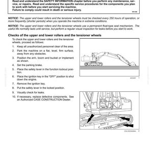 Case Construction CX130C LC Tier 3 Crawler Excavator Operator Manual image 9