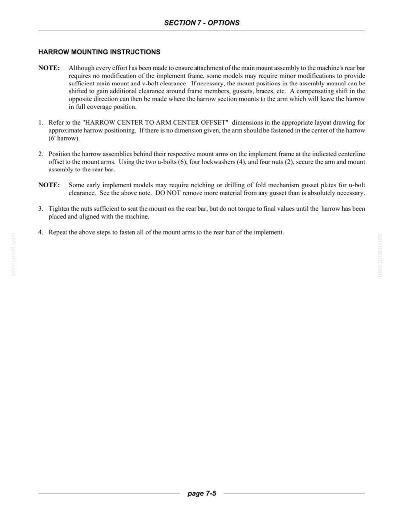 Flexi-Coil 340 Chisel Plow Equipment Service Repair Workshop Manual PDF | Instant PDF Download image 10