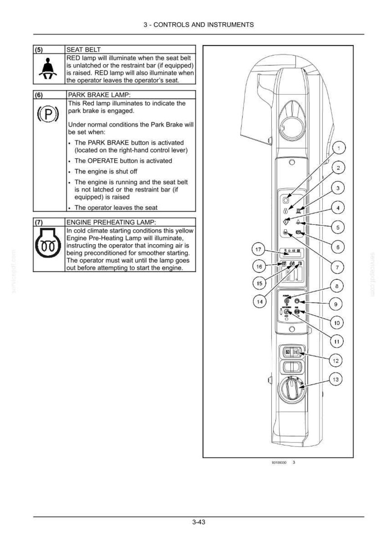 Manuale d'uso e manutenzione per minipale New Holland L213, L215, L218, L220, L223, L225, L230, C227, C232, C238 Tier 3 / Download PDF immagine 6