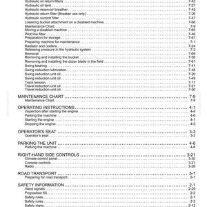 Kobelco ED150-2 Hydraulic Excavator Blade Runner Operator Owners Operation Manual | Instant PDF Download image 8
