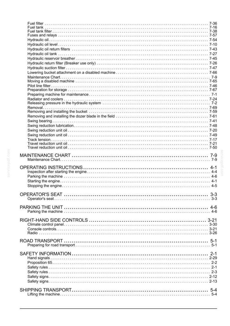 Kobelco ED150-2 Hydraulic Excavator Blade Runner Operator Owners Operation Manual | Instant PDF Download image 8