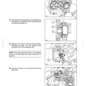 Case Jx55, Jx65, Jx75, Jx85, JX95 traktorer service, reparation och verkstadsmanual PDF | Direkt PDF-nedladdning bild 4