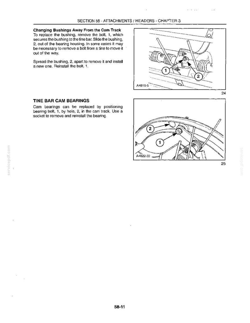 New Holland 2212, 2214, 2216, 2218, 2322, 2324, 2326, 2328 Windrow Forage Header Service Repair Workshop Manual | Instant PDF Download image 9