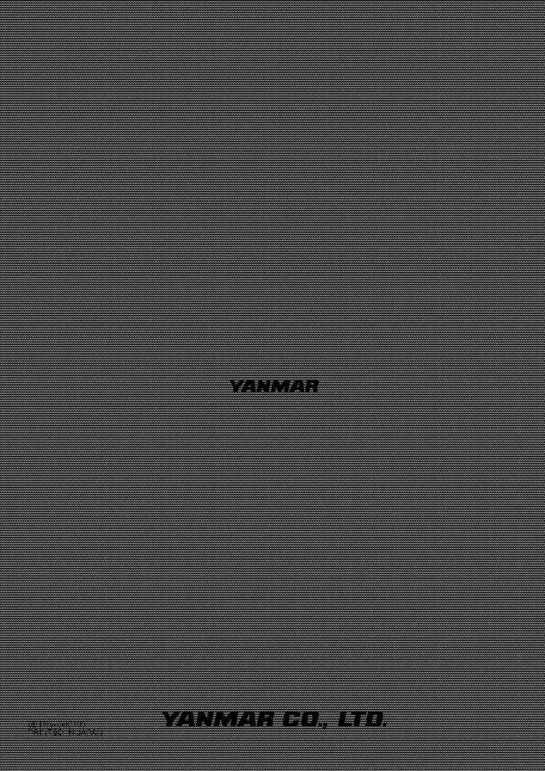 May include: A dark gray, textured background featuring the word YANMAR centered in the middle. At the bottom, the text YANMAR CO., LTD. is displayed in a bold, dark font. The overall appearance is uniform with a fine, horizontal line pattern.