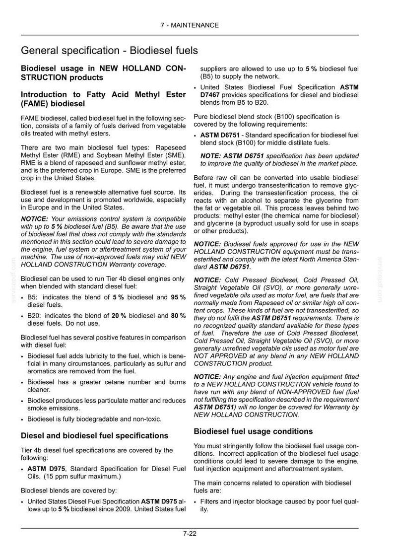 New Holland L230 Skid Steer Loader, C238 Tier 4B (final) Compact Track Loader Operator Owners Operation Manual | Instant Pdf Download image 8