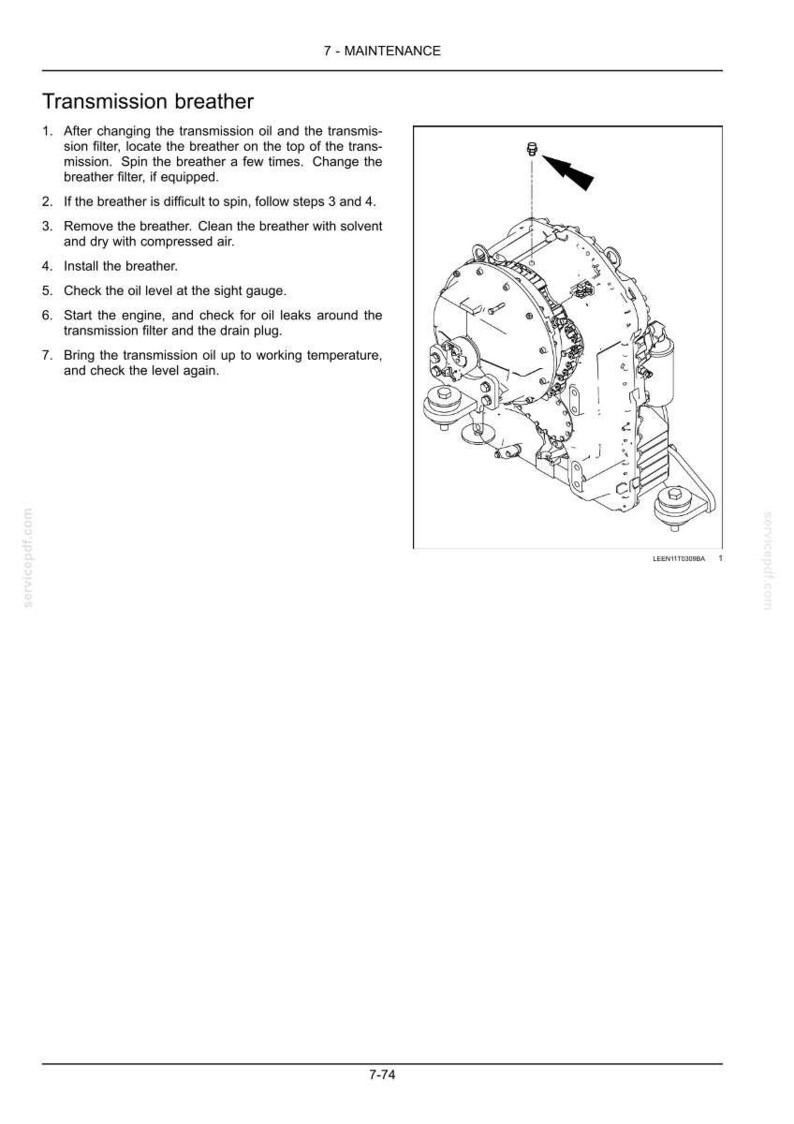 New Holland W110C Wheel Loader Operator Owners Operation Manual | Instant PDF Download image 9