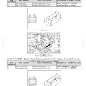 May include: Diagram of electrical connectors and wiring schematics for a pressure switch, including pin numbers, wire numbers, and circuit references. The image includes diagrams of the connectors and their placement.
