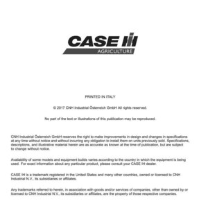 Case Optum 270, 300 CVX Tier 4B (slutlig) Traktorservice och reparation Verkstadsmanual | Direkt PDF-nedladdning bild 11