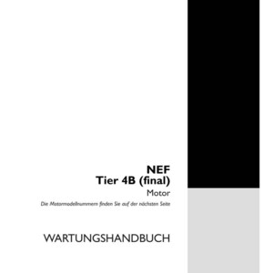 Steyr Nef Tier 4B ( final ) F4DFE413, F4DFE613, F4HFE413, F4HFE613 Motor Wartungsheft Reparatur Werkstattheft | PDF-Download Bild 2