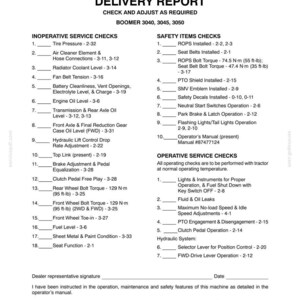 New Holland Boomer 3040, 3045, 3050 Tractor Operator Owners Operation Manual | Instant PDF Download image 11