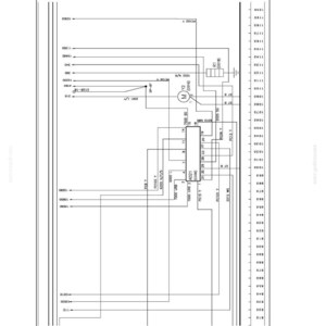 May include: A detailed schematic diagram of an electrical system, featuring numerous lines, labels, and components. The diagram includes text such as "SECTION 55 - ELECTRICAL SYSTEM - CHAPTER 9" and various numerical references.