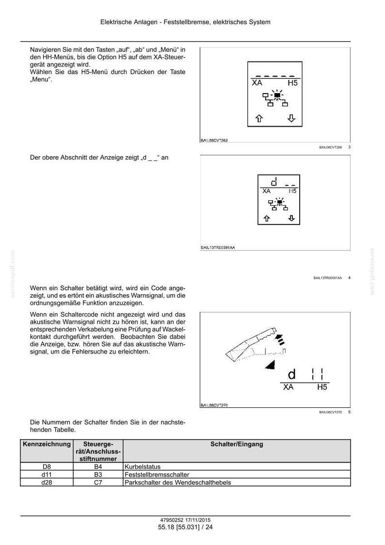 Steyr 6150 Cvt, 6165 CVT, 6175 CVT Stage Iv Traktor Wartungshandbuch Reparatur Werkstatthandbuch | PDF-Download | Market: Europe image 9