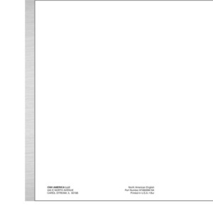New Holland E80B Tier 4 bandgrävmaskin, service och reparation, verkstadsmanual | Direkt PDF-nedladdning bild 11