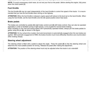 Manual de operación y mantenimiento del tractor New Holland T5.95, T5.105, T5.115 / Descarga instantánea en PDF imagen 5