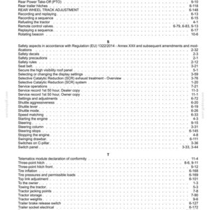 Steyr 4115, 4125, 4135, 4145, 6145 PROFI Classic Stage IV Tractor Operator Owners Operation Manual | Instant PDF Download image 9