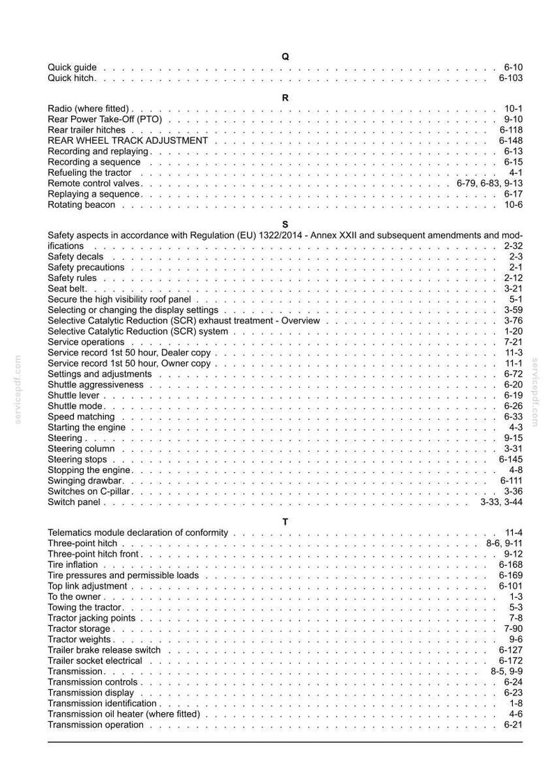 Steyr 4115, 4125, 4135, 4145, 6145 PROFI Classic Stage IV Tractor Operator Owners Operation Manual | Instant PDF Download image 9