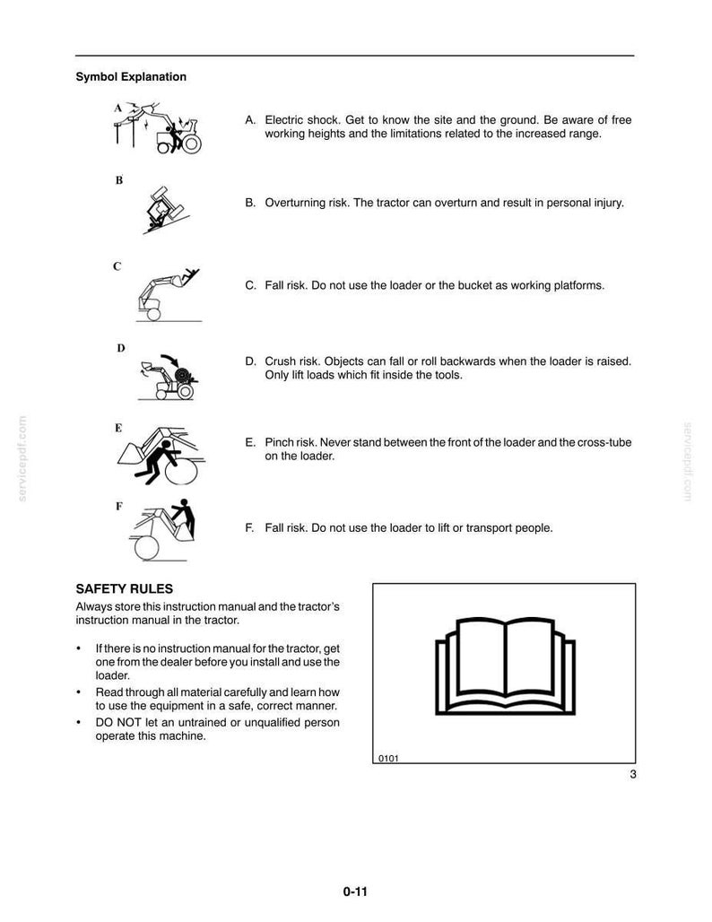 New Holland 810TL, 820TL Tractor Loader Backhoe Operator Owners Operation Manual | Instant PDF Download image 4