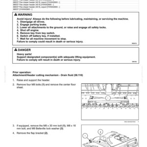 New Holland 840CD, 880CF Draper Header Service Repair Workshop Manual | Instant PDF Download image 8
