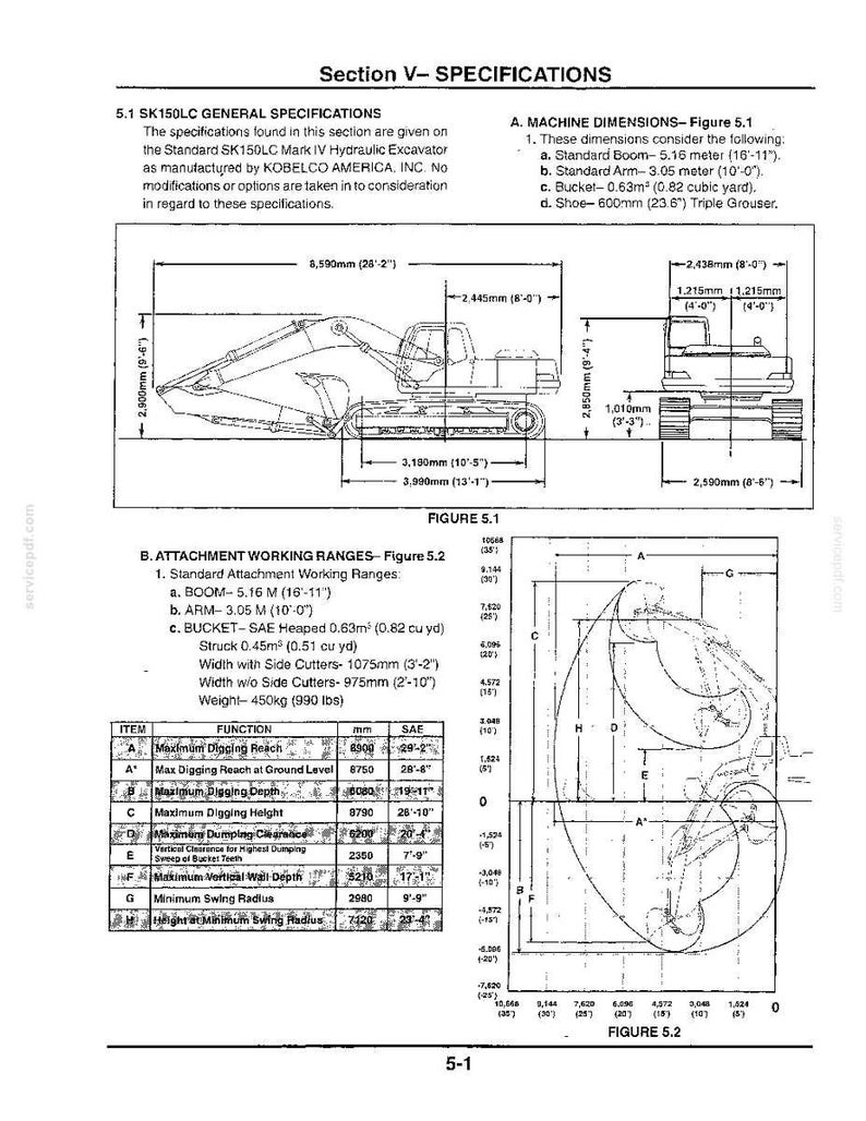 Kobelco SK150LC Hydraulic Excavator Operator Owners Operation Manual | Instant PDF Download Bild 8