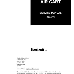 Flexi-Coil 30 Series (1330+) Air Cart Service Repair Workshop Manual PDF | Instant PDF Download image 3