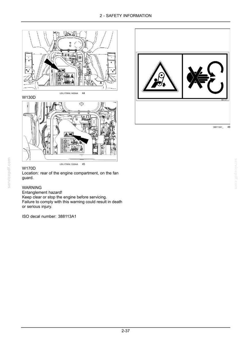 New Holland W130d, W170D Stage IV Wheel Loader Operator Owners Operation Manual | Instant PDF Download image 4