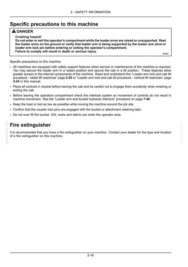 New Holland L213, L216, L218, L220, L221, L228, C227, C232, C237 Tier 4B (final) and Stage Iv Loader Operator Owners Manual | Pdf Download image 4