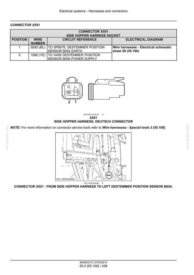 New Holland 9040l, 9040m, 9060l H, 9060l, 9080l H, 9080l, 9090l Ge, 9090L H, 9090L Grape Harvester Service Repair Manual | Pdf Download image 6