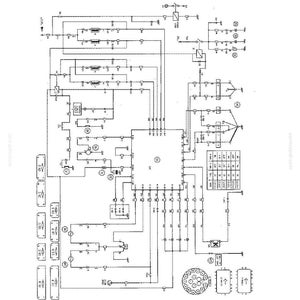 May include: A detailed schematic diagram of an automatic transmission system, featuring numerous interconnected components, lines, and symbols. The diagram includes text labels and a table, all rendered in black on a white background. The title "AUTOMATIC TRANSMISSION" is prominently displayed.