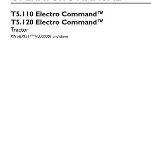 New Holland T5.110, T5.120 Electro Command Tractor Operator Owners Operation Manual | Instant PDF Download image 3