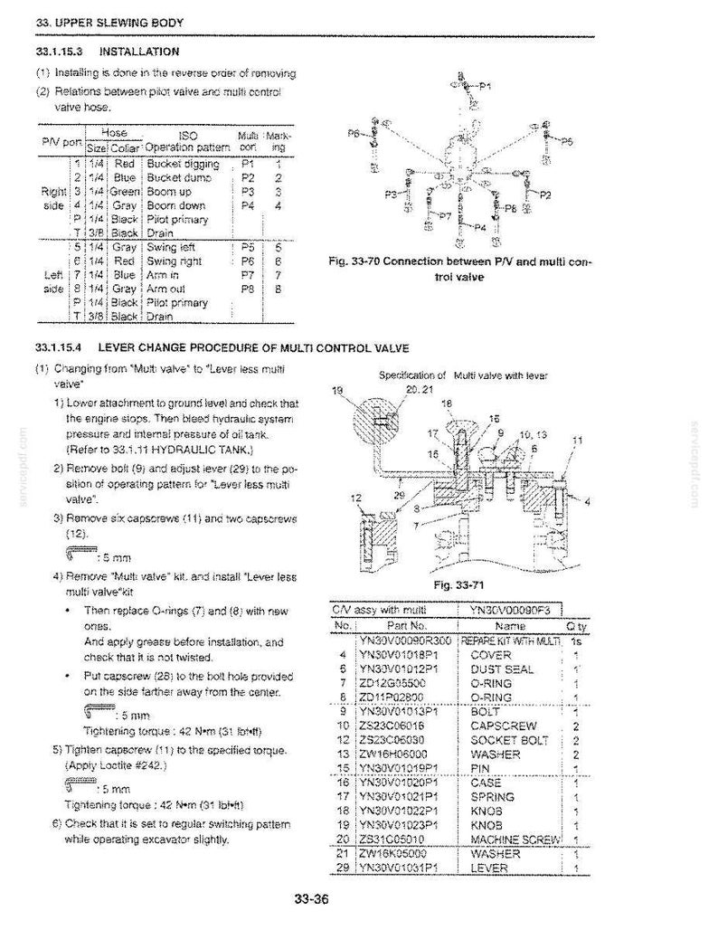 Kobelco SK80CS-1E Hydraulic Excavator Service Repair Workshop Manual | Instant PDF Download image 7