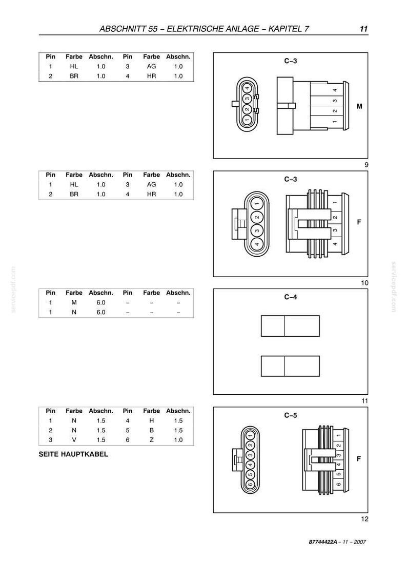 Steyr 4065, 4075, 4085, 4095 Kompakt Traktoren Wartungshandbuch Reparatur Werkstatthandbuch | PDF-Download image 7