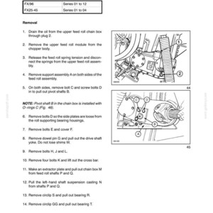 New Holland Fx25, Fx45, Fx28, Fx38, FX48, FX58 Forage Harvester Service Repair Workshop Manual | Instant PDF Download image 10