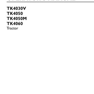 Manual de operación y mantenimiento del tractor New Holland TK4030V, TK4050, TK4050M, TK4060 / Descarga instantánea en PDF imagen 3