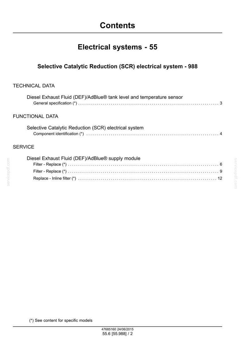 New Holland L230, C238 Tier 4B (slutlig) Lastare Service Reparation Verkstadsmanual | Direkt PDF-nedladdning | Marknad: Nordamerika bild 7