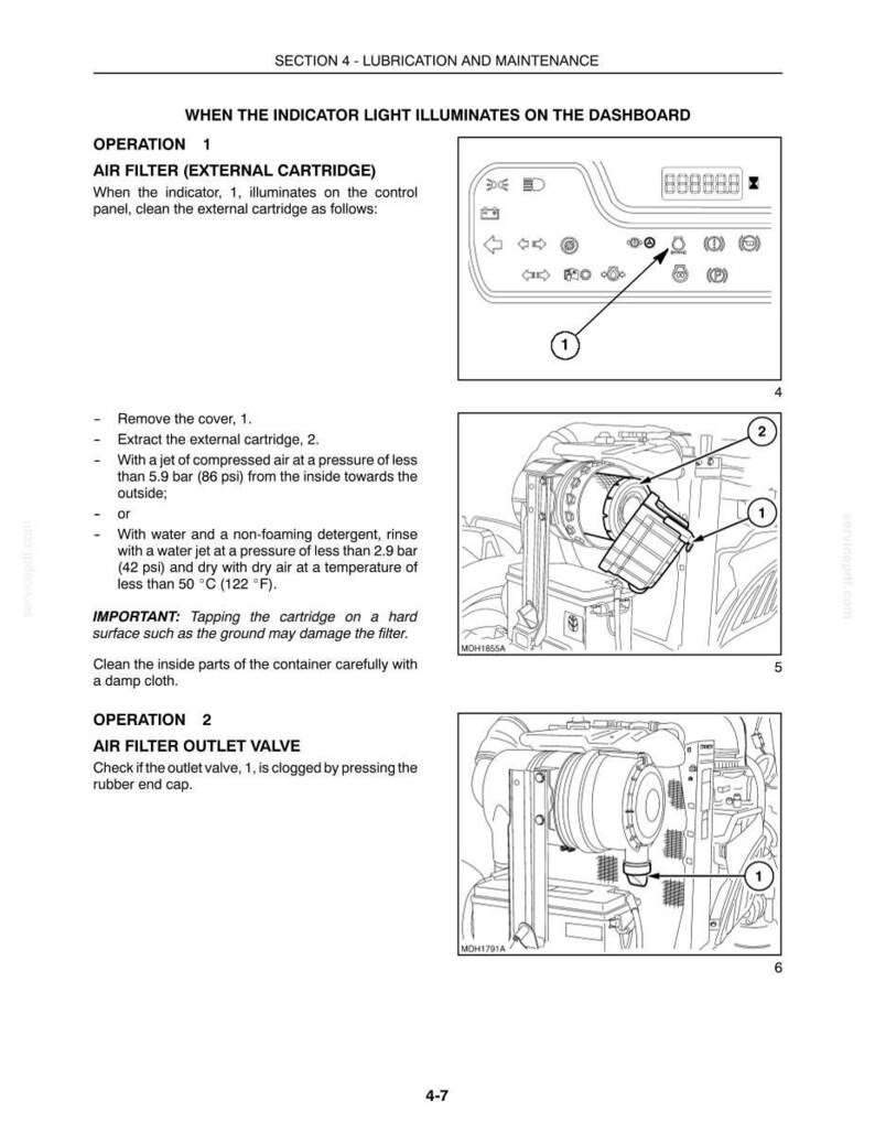 New Holland TN85A, TN95A Tractor Operator Owners Operation Manual | Instant PDF Download image 8