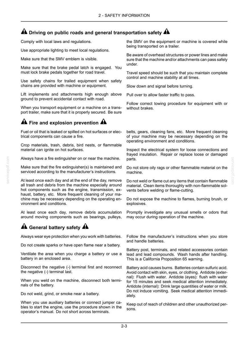 New Holland LM625 Telescopic Handler Operator Owners Operation Manual | Instant PDF Download image 4